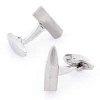 Screwdriver Bit Flat-head and Phillips Brushed Silver Cufflinks Novelty Cufflinks Clinks Australia