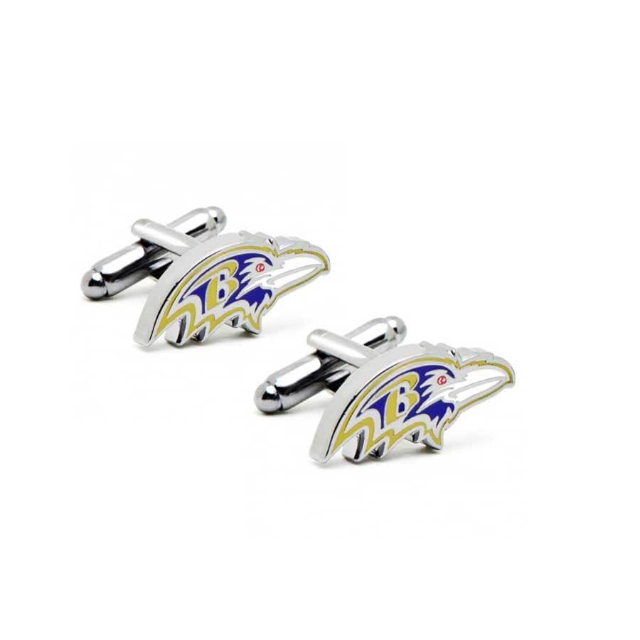 Baltimore Ravens Head Cufflinks Novelty Cufflinks NFL 