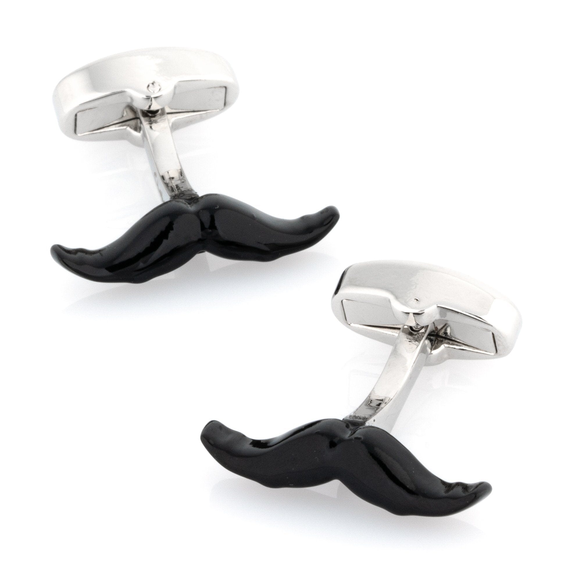 Black Moustache Cufflinks Novelty Cufflinks Clinks Australia Black Moustache Cufflinks 