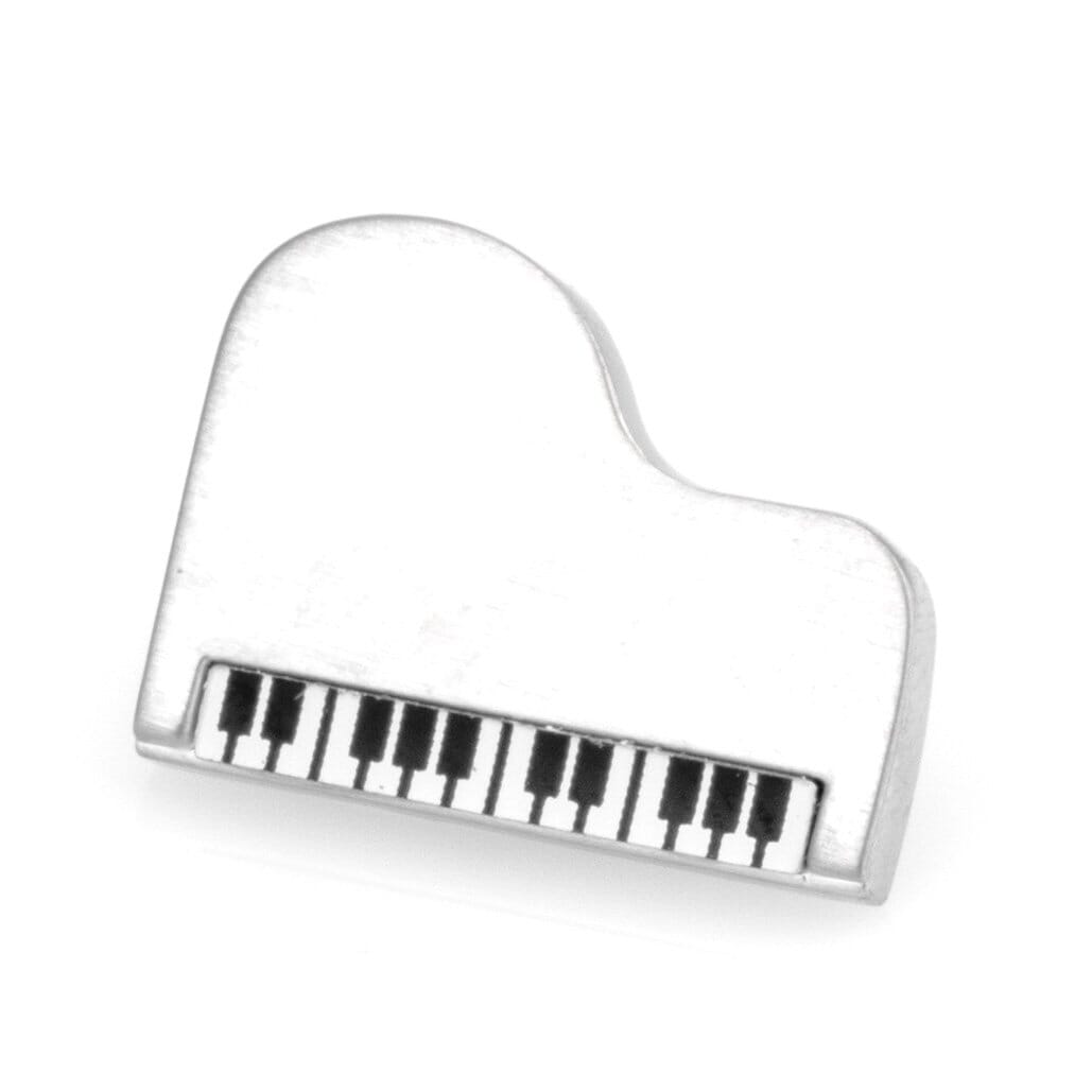 Silver Piano Lapel Pin Lapel Pin Clinks 