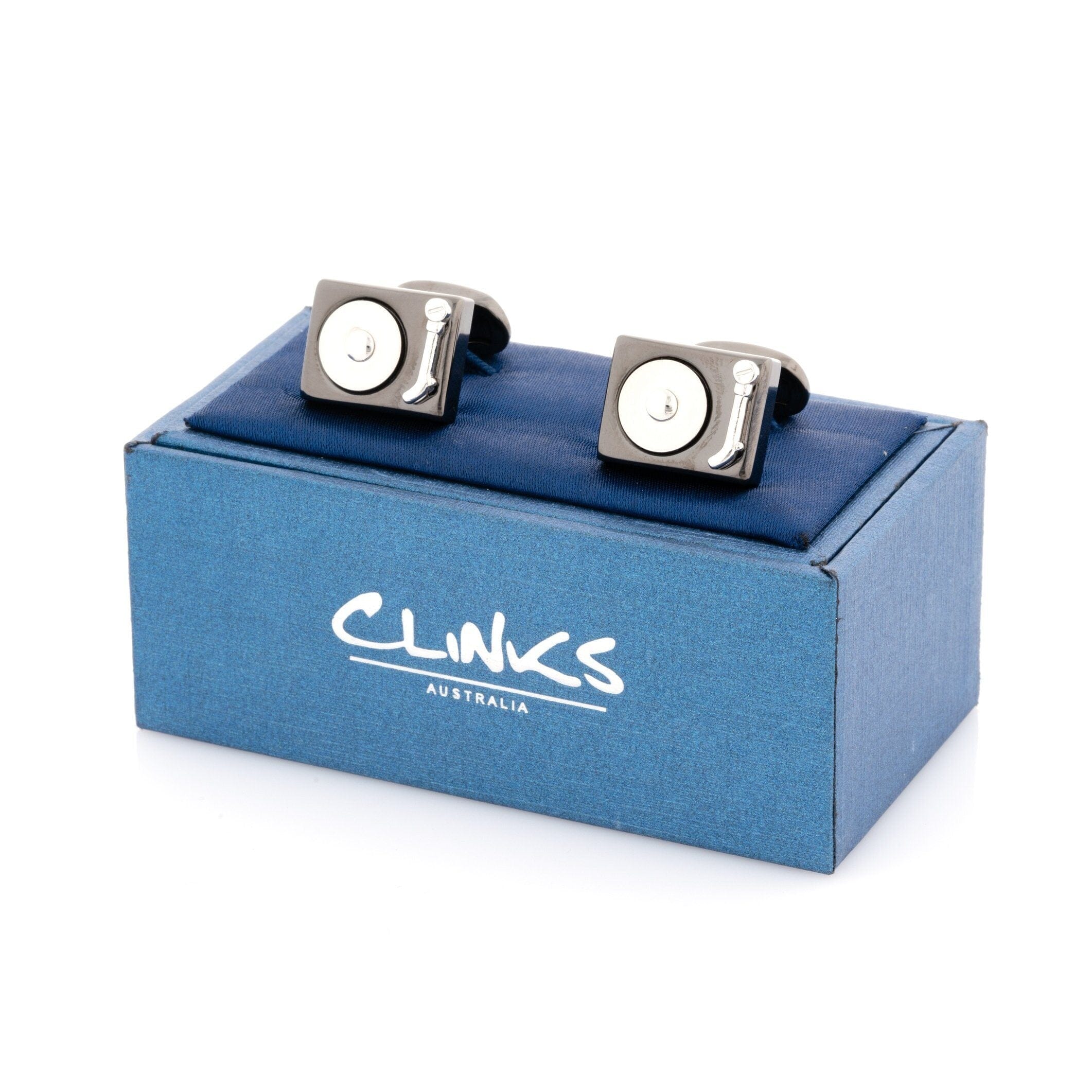 Turntable Record Player DJ Cufflinks Novelty Cufflinks Clinks Australia 