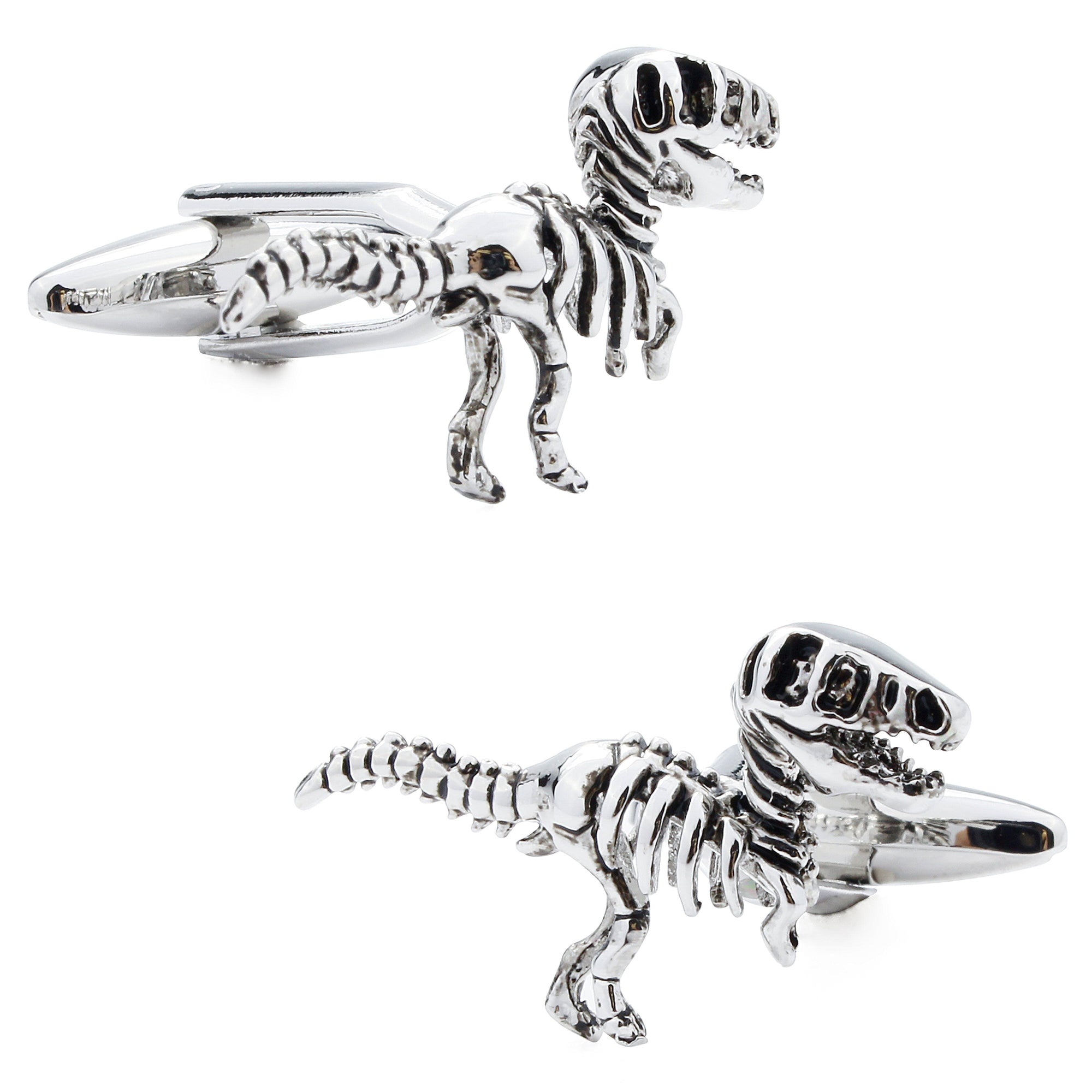 T-Rex Skeleton Dinosaur Cufflinks Novelty Cufflinks Clinks Australia T-Rex Skeleton Dinosaur Cufflinks 