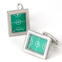 Green Soccer Field Cufflinks Novelty Cufflinks Clinks Australia