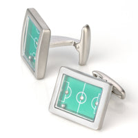 Green Soccer Field Cufflinks Novelty Cufflinks Clinks Australia