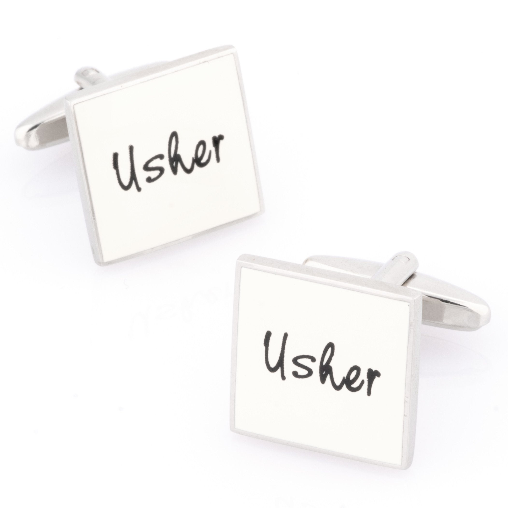 Usher White Cufflinks Wedding Cufflinks Clinks Australia Usher White Cufflinks 