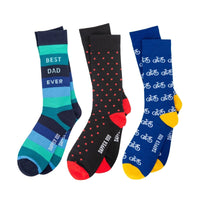 Dad Bicycle Socks Gift Set Gift Set Clinks