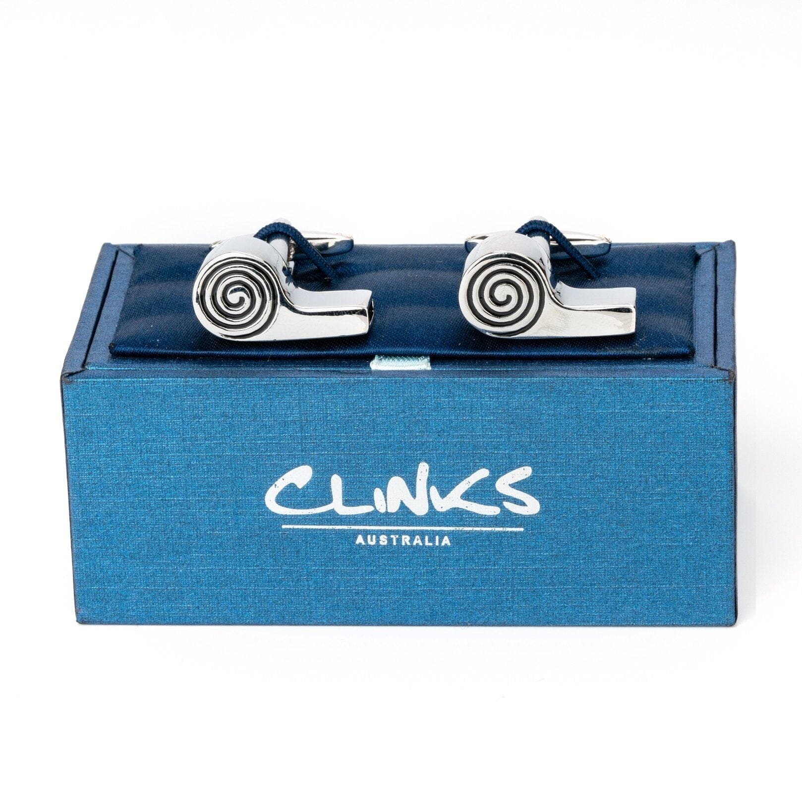 Working Referee Whistle Cufflinks Novelty Cufflinks Clinks Australia 