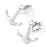 Silver Anchor Cufflinks Novelty Cufflinks Clinks Australia