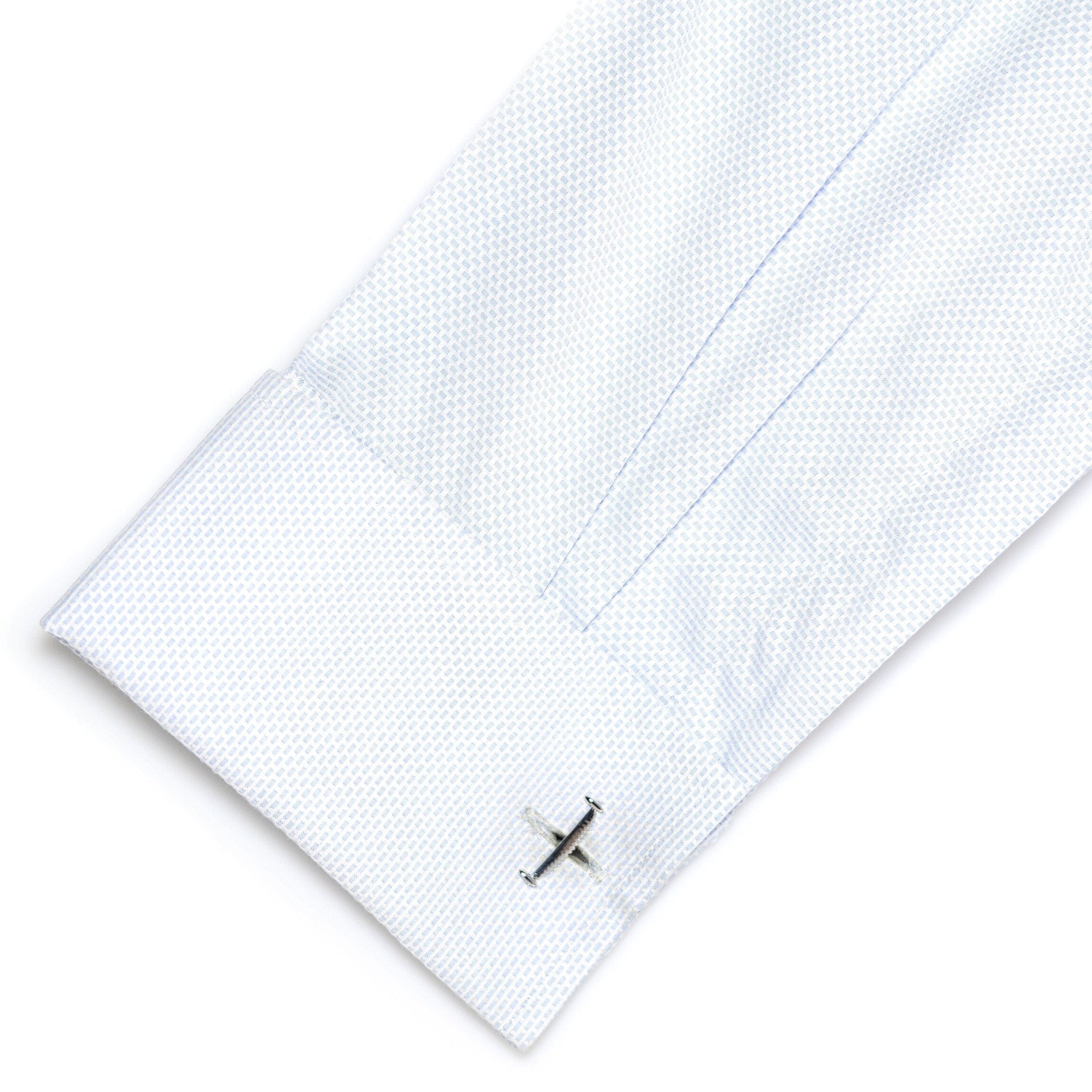 Double Handle Saw Cufflinks Novelty Cufflinks Clinks Australia 