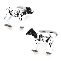 Black and White Cow Cufflinks 3D Novelty Cufflinks Clinks Australia