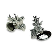 Stag's Head (with chain) Cufflinks Novelty Cufflinks Clinks Australia