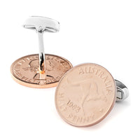 Australian Half Penny Coin Cufflinks Novelty Cufflinks Clinks Australia Australian Half Penny Coin Cufflinks