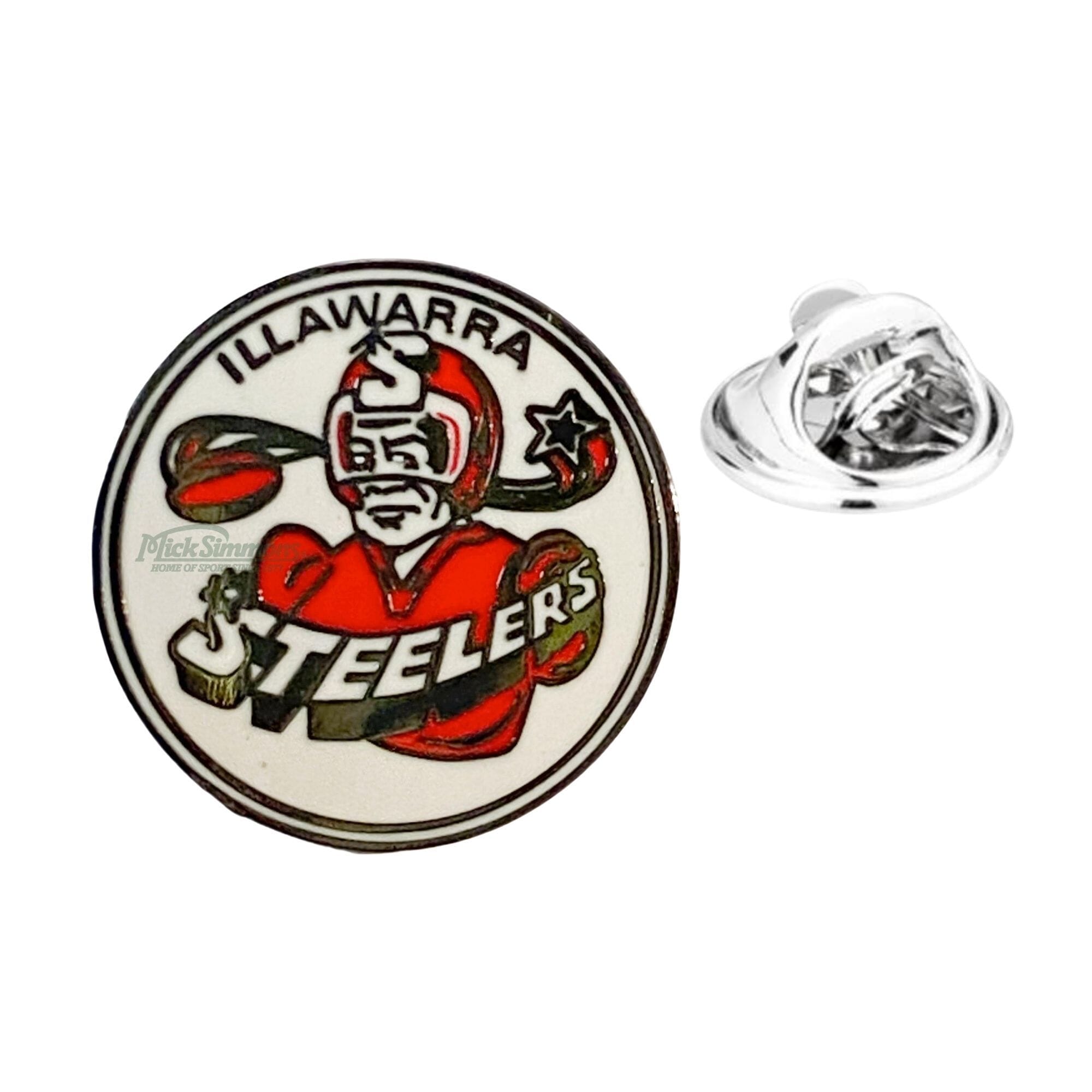 Illawarra Steelers Heritage Logo NRL Pin Lapel Pin Clinks Default 