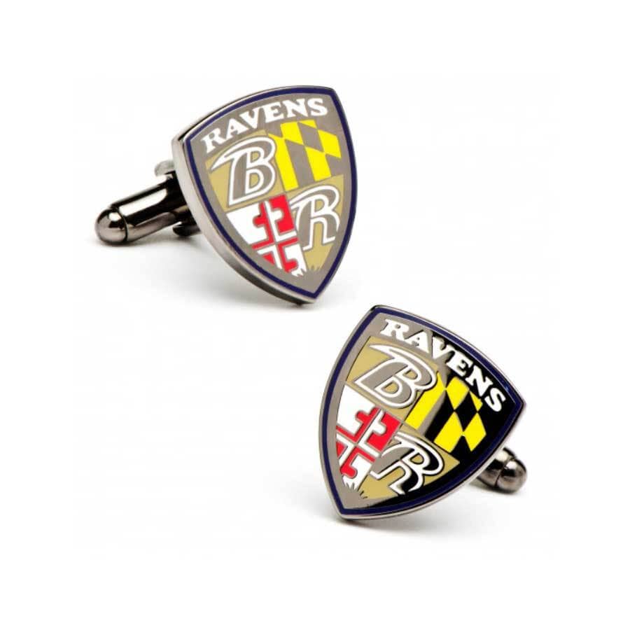 Baltimore Ravens Cufflinks Novelty Cufflinks NFL 