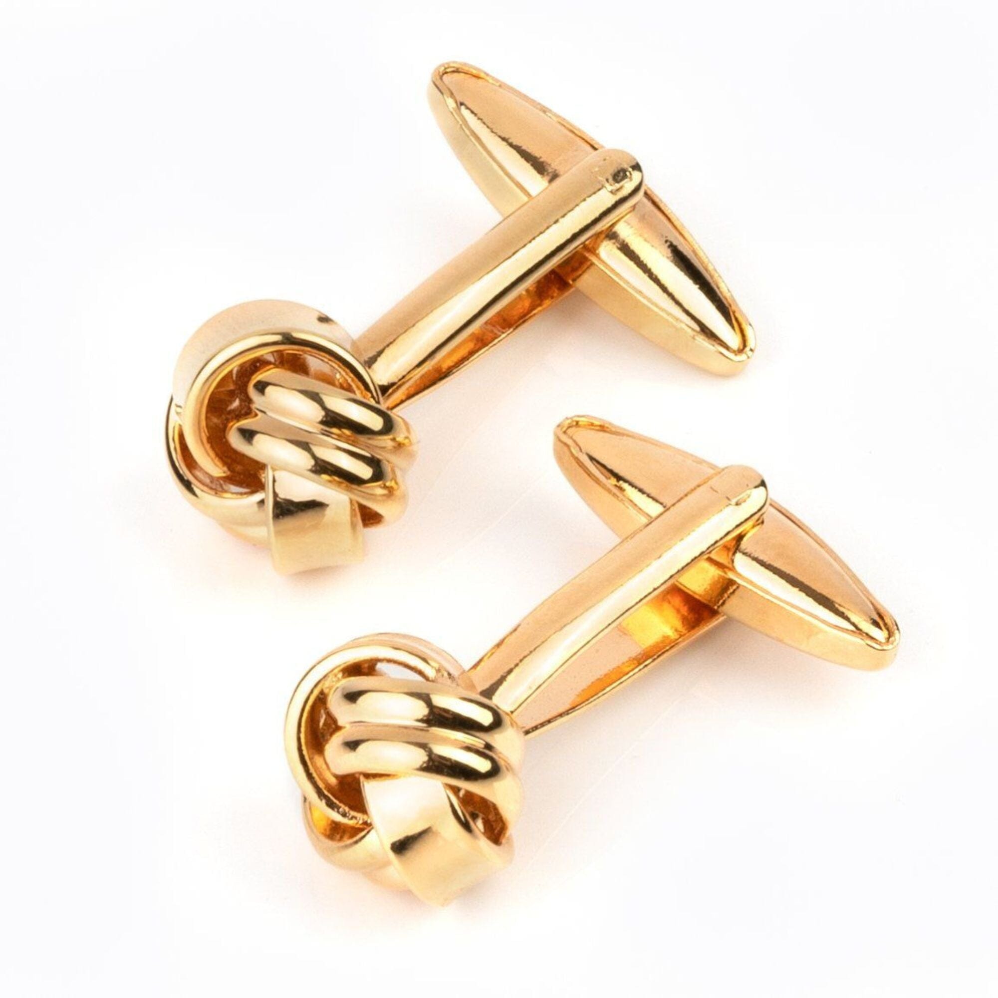 Gold Knot Cufflinks Classic & Modern Cufflinks Clinks Australia 