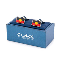 Australian Aboriginal Flag Cufflinks Novelty Cufflinks Clinks Australia