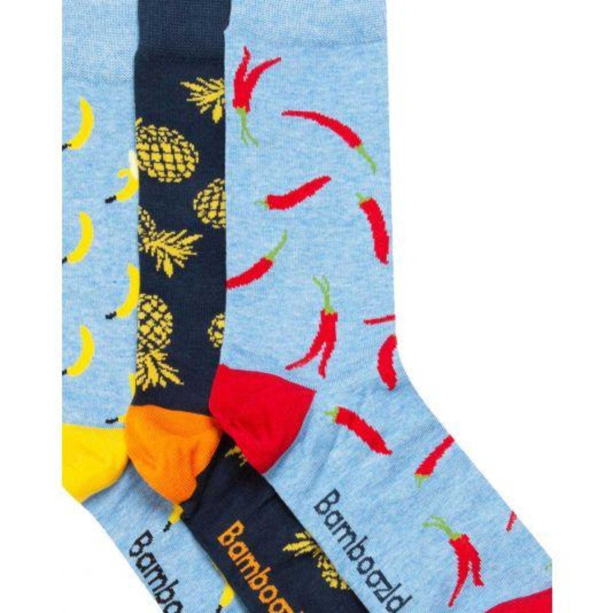 Food 3 pair Socks Gift Box Socks Clinks 