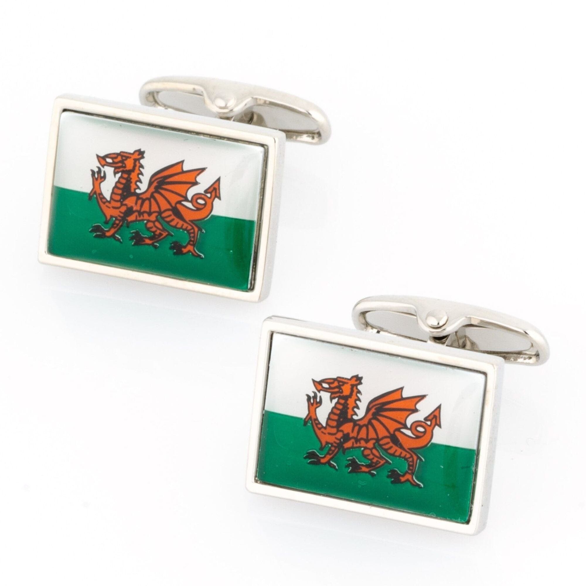 Flag of Wales Cufflinks Novelty Cufflinks Clinks Australia Flag of Wales Cufflinks 