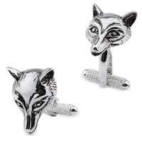 Silver Fox Cufflinks Novelty Cufflinks Clinks Australia