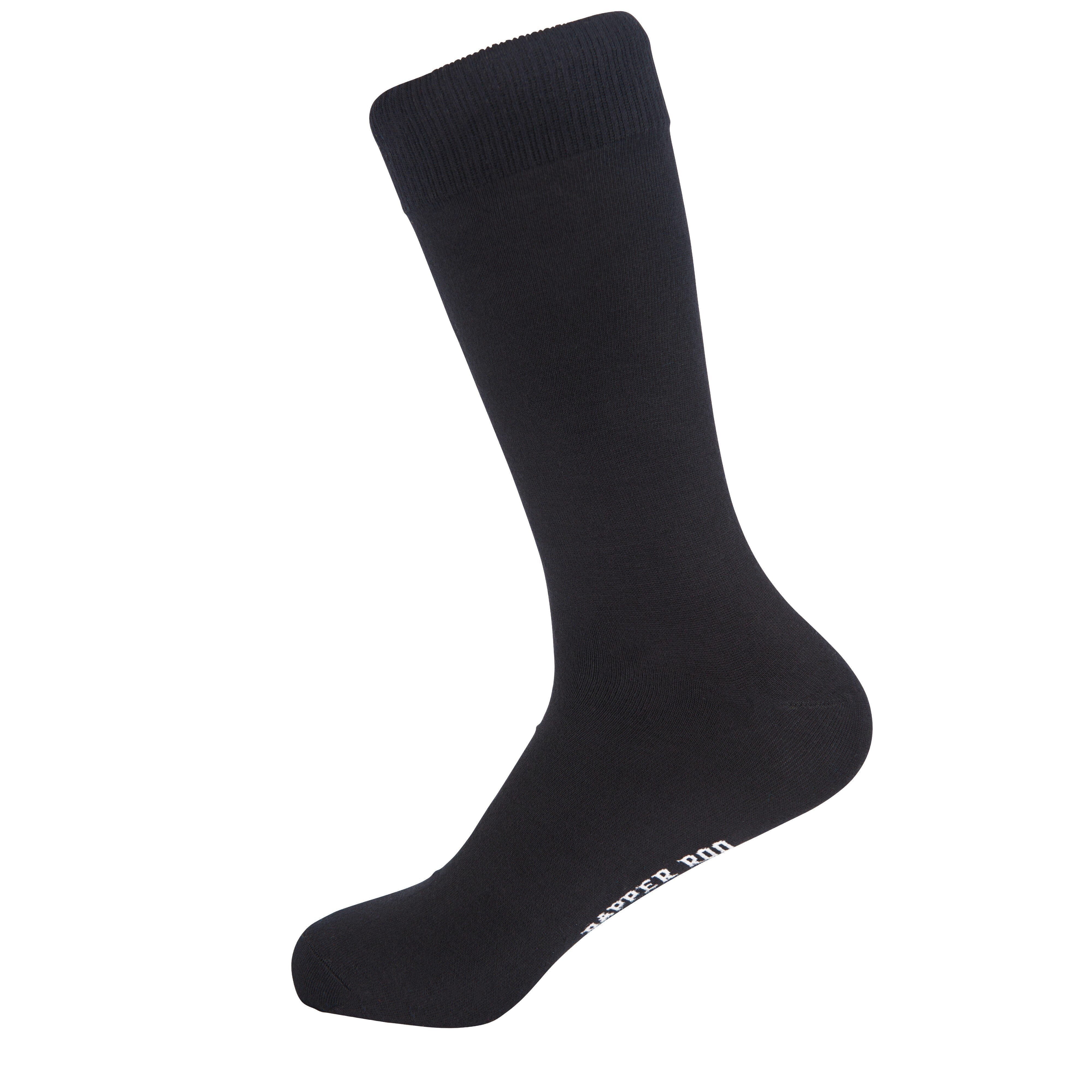 Classic Black Bamboo Socks by Dapper Roo Socks Dapper Roo 