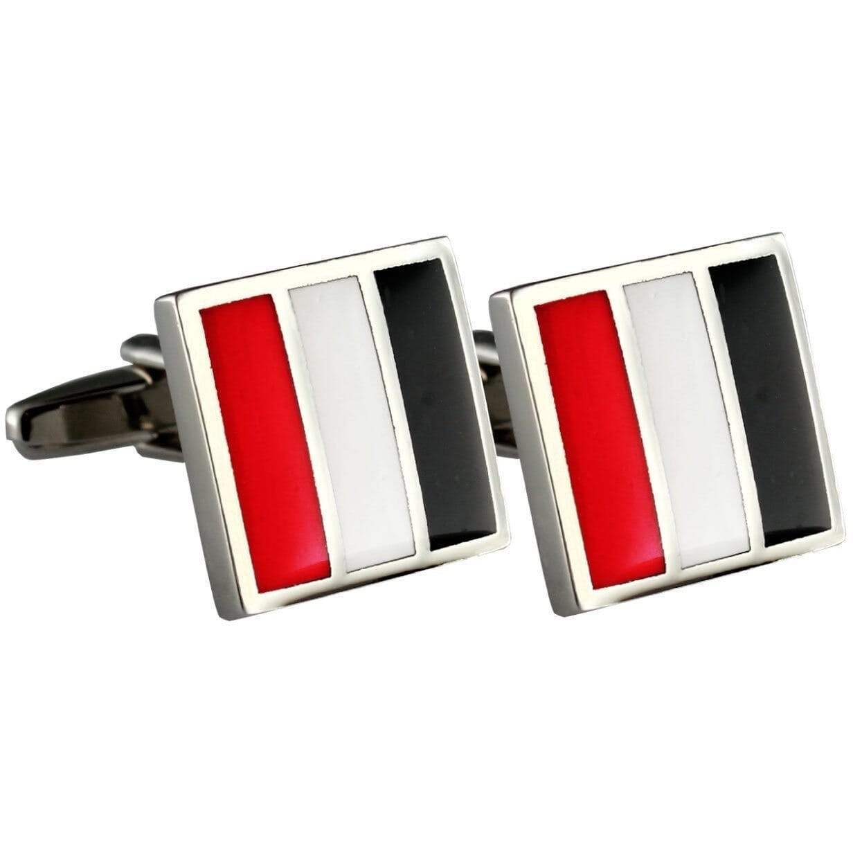 Colour St. Kilda FC AFL Cufflinks Novelty Cufflinks AFL Colour St. Kilda FC AFL Cufflinks 