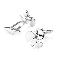 Silver Propeller Cufflinks Novelty Cufflinks Clinks Australia