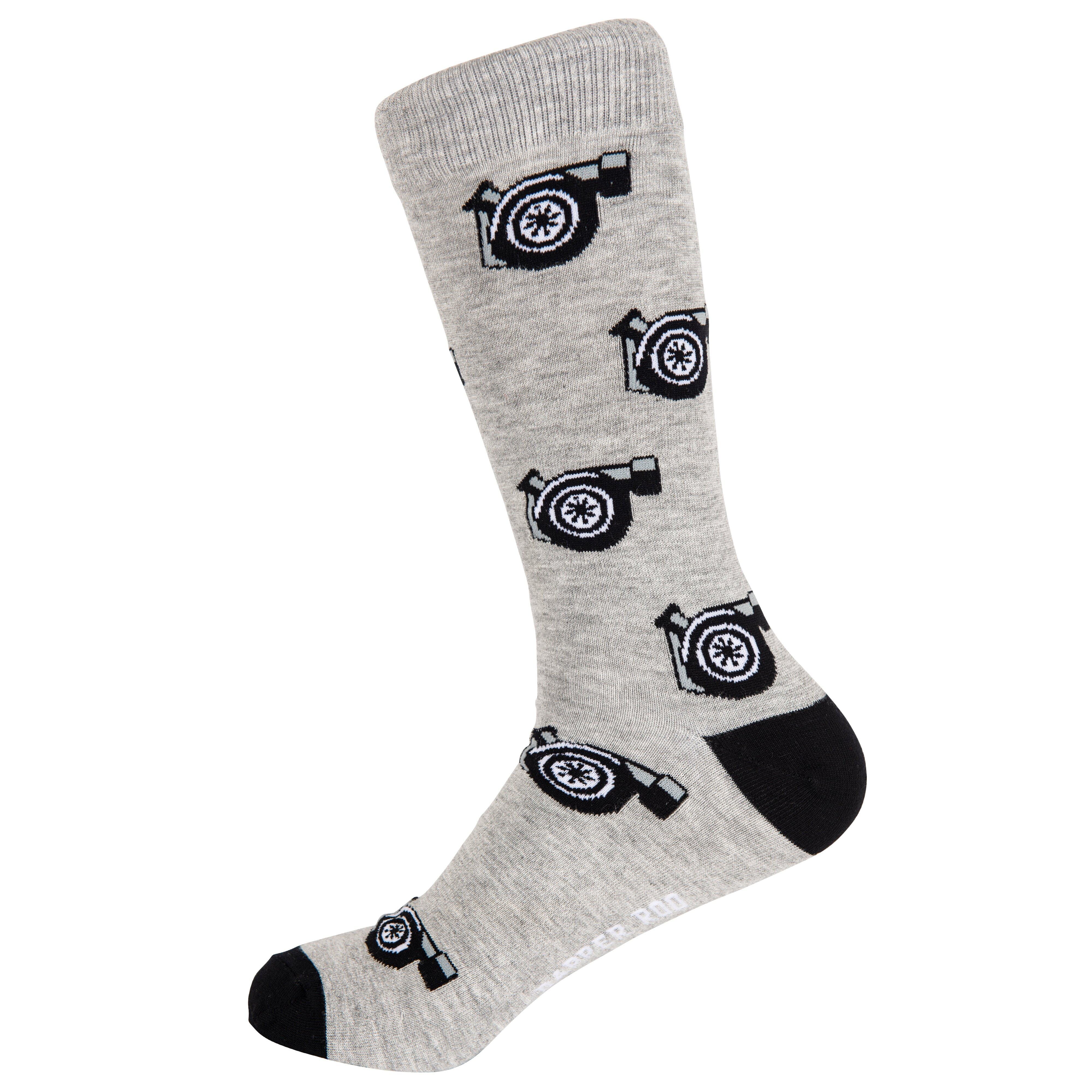 Crank it Turbocharger Bamboo Socks by Dapper Roo Socks Dapper Roo 