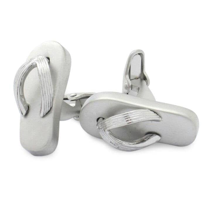 Silver Thongs Cufflinks Novelty Cufflinks Clinks Australia 