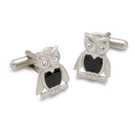 The Wise Old Owl Cufflinks Novelty Cufflinks Clinks Australia 