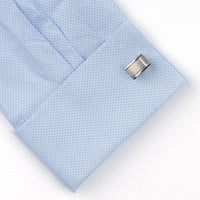 Classic Curve Silver Cufflinks Classic & Modern Cufflinks Clinks Australia