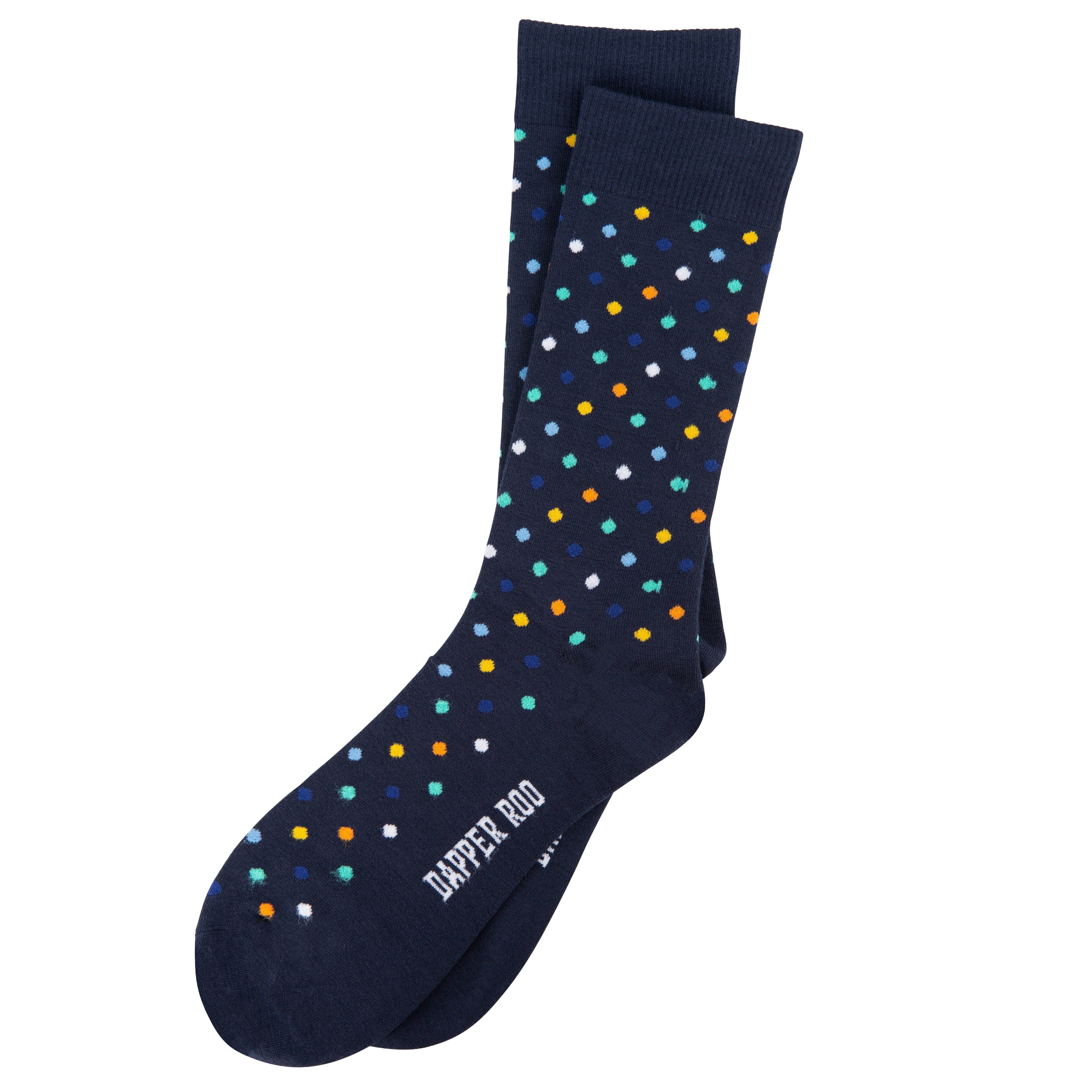 Spotted Multi Dot Bamboo Socks by Dapper Roo Socks Dapper Roo Default 