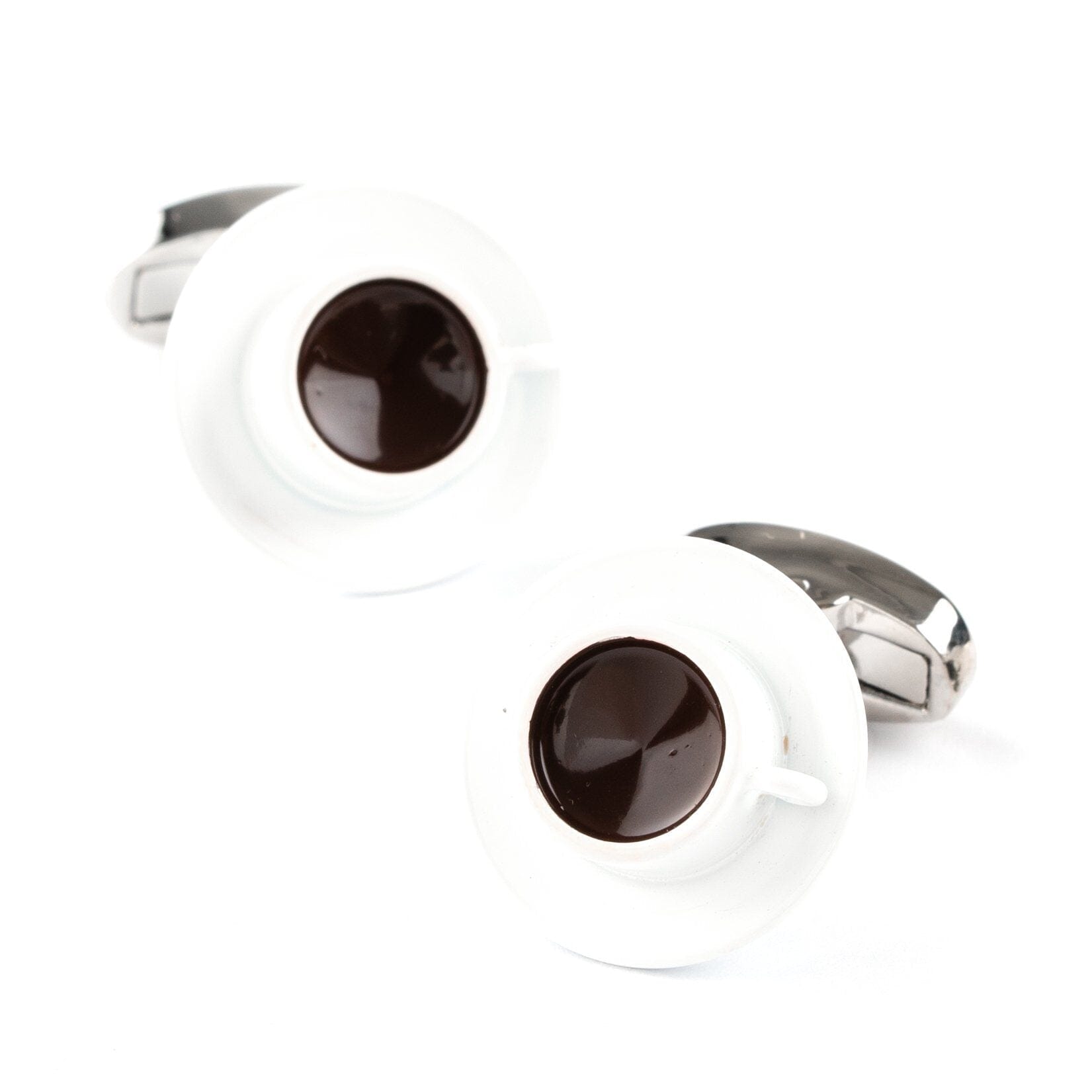 Coffee Cup and Saucer Cufflinks Novelty Cufflinks Clinks Australia 