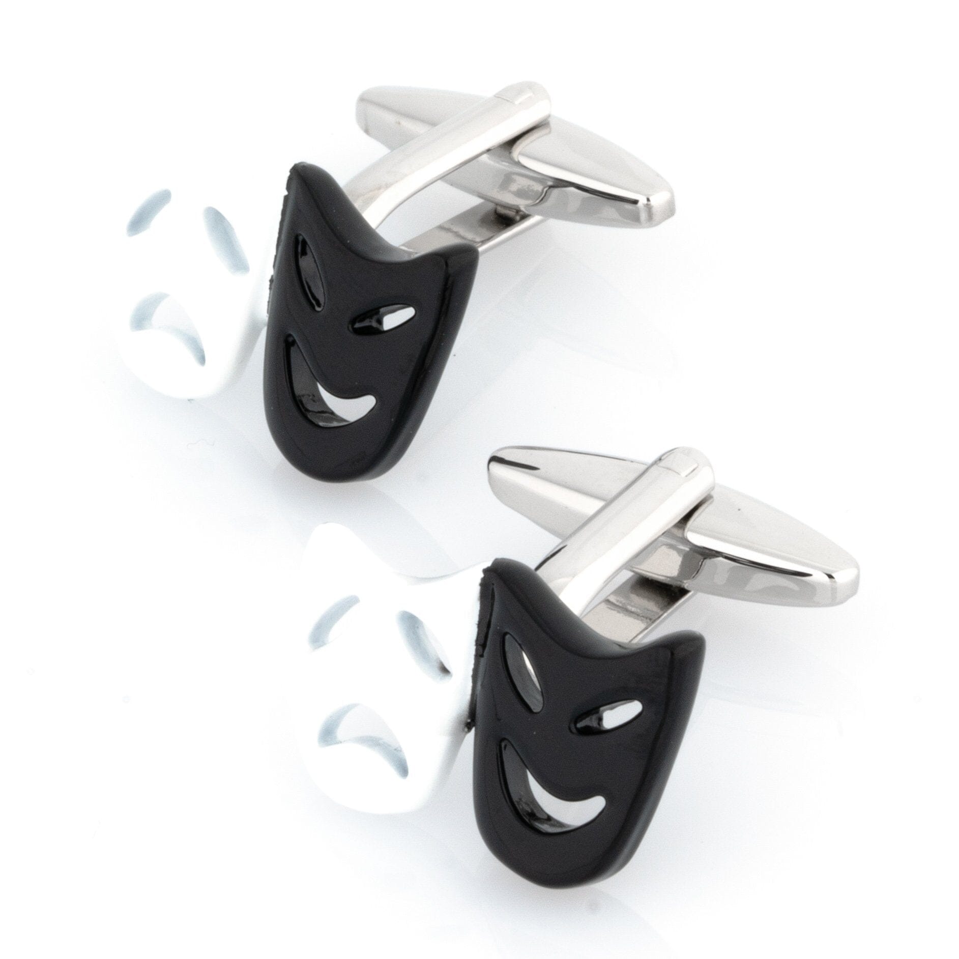 Black and White Mask Cufflinks Novelty Cufflinks Clinks Australia 