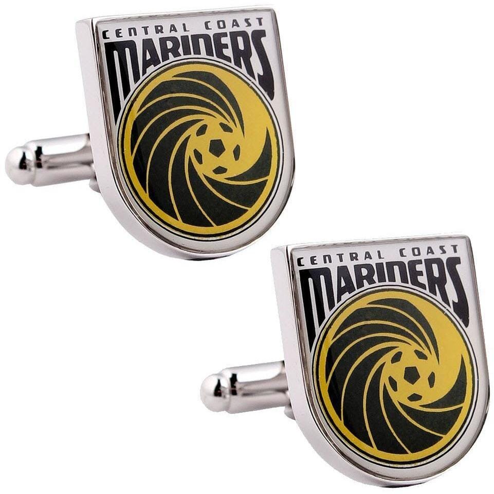 Central Coast Mariners A-League Football Cufflinks Novelty Cufflinks A-League Central Coast Mariners A-League Football Cufflinks 