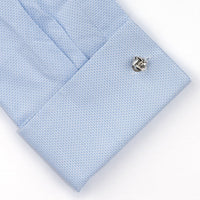 Silver Square Knot Cufflinks Classic & Modern Cufflinks Clinks Australia