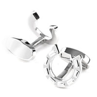 Silver Horseshoe Cufflinks Novelty Cufflinks Clinks Australia