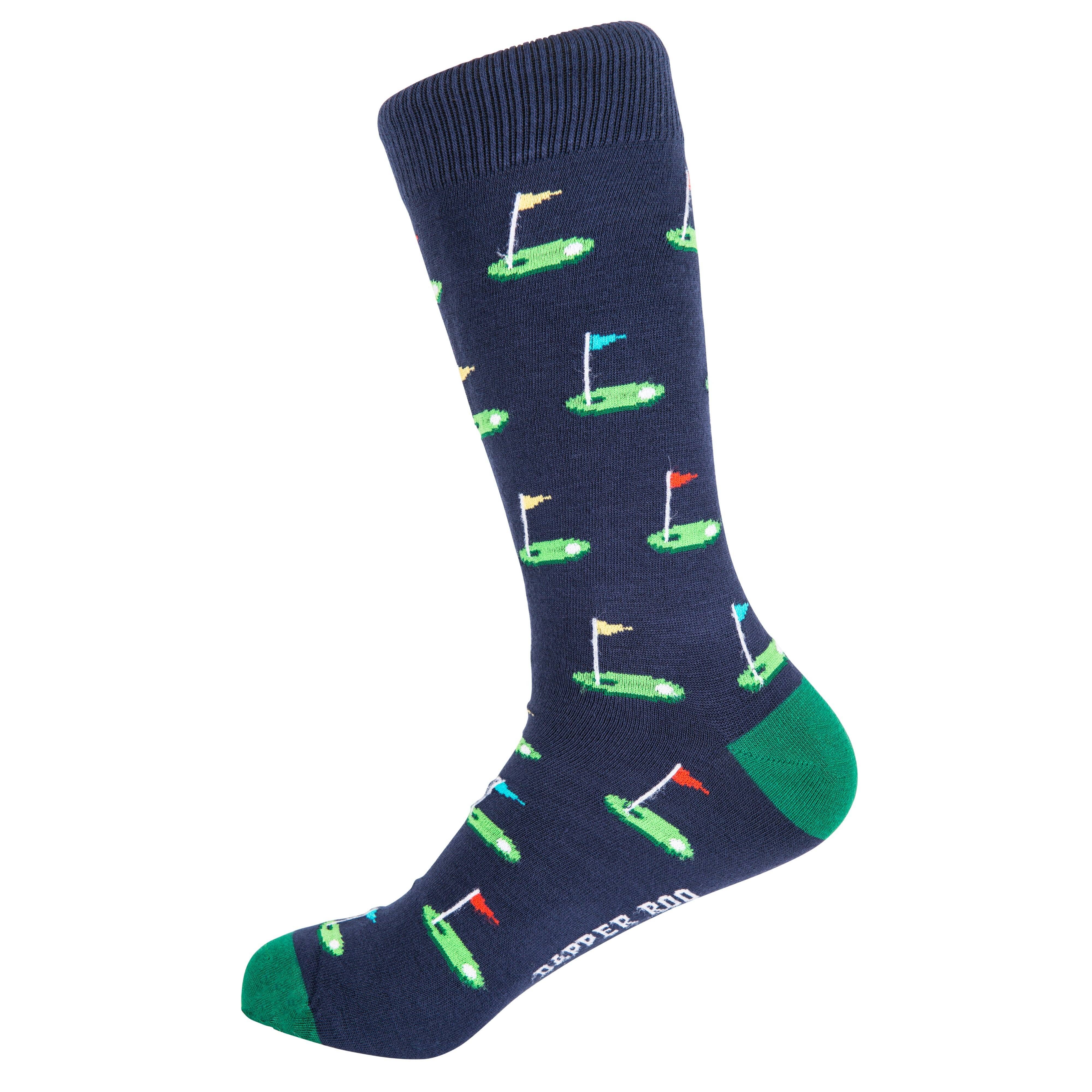 Tee off Golf Bamboo Socks by Dapper Roo Socks Dapper Roo 