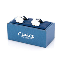 Cloud Cufflinks White Novelty Cufflinks Clinks Australia