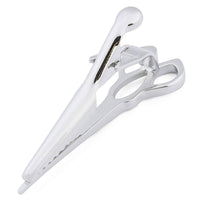 Silver Scissors Tie Clip Tie Bars Clinks Australia