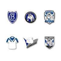 Canterbury-Bankstown Bulldogs Logo NRL Pin Set Lapel Pin Clinks Default