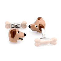 Dog and Bone Cufflinks Novelty Cufflinks Clinks Australia