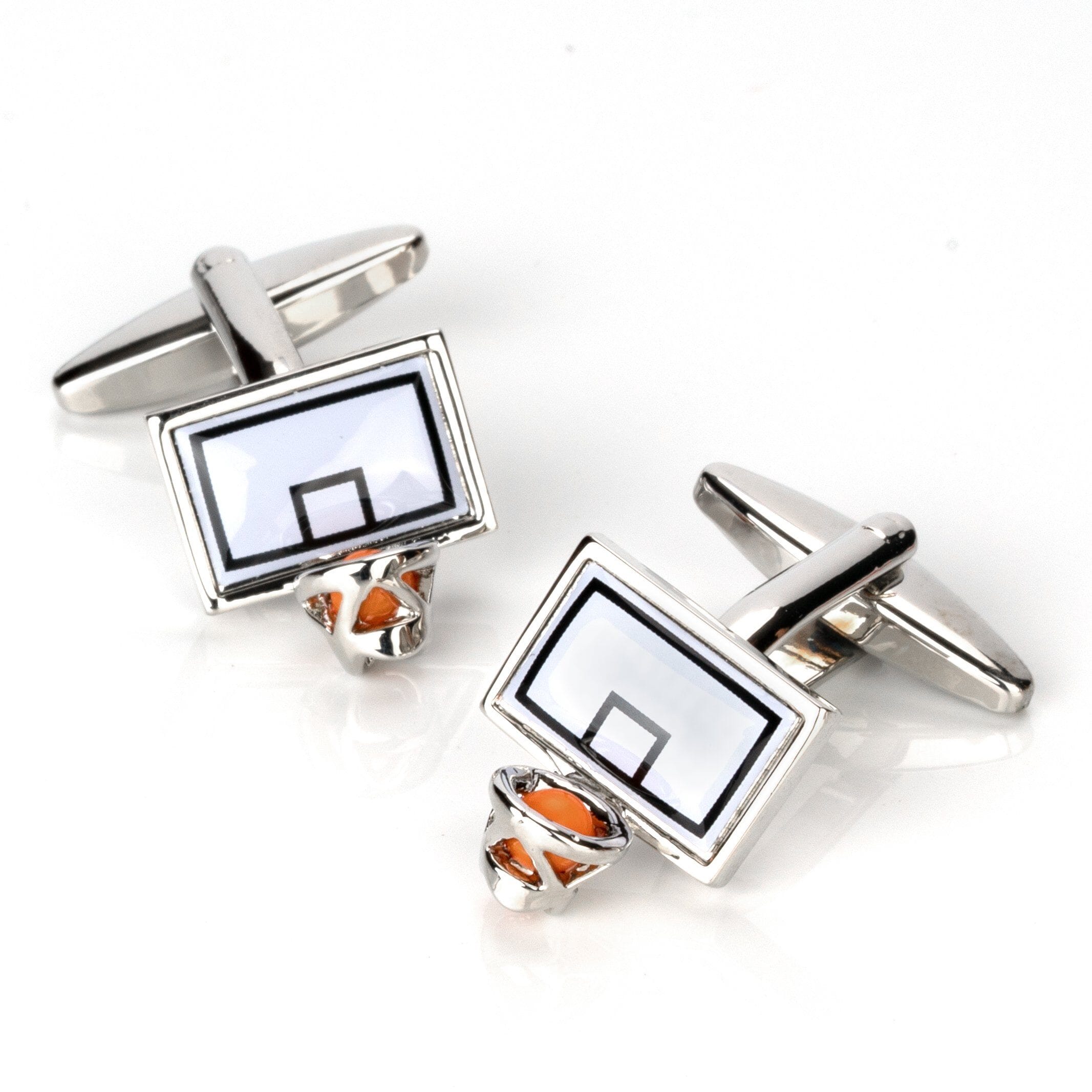 Basketball Backboard and Ring Cufflinks Novelty Cufflinks Clinks Australia Basketball Backboard and Ring Cufflinks 