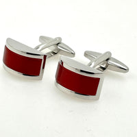 Burnt Orange Cateye Cufflinks Classic & Modern Cufflinks Clinks Australia