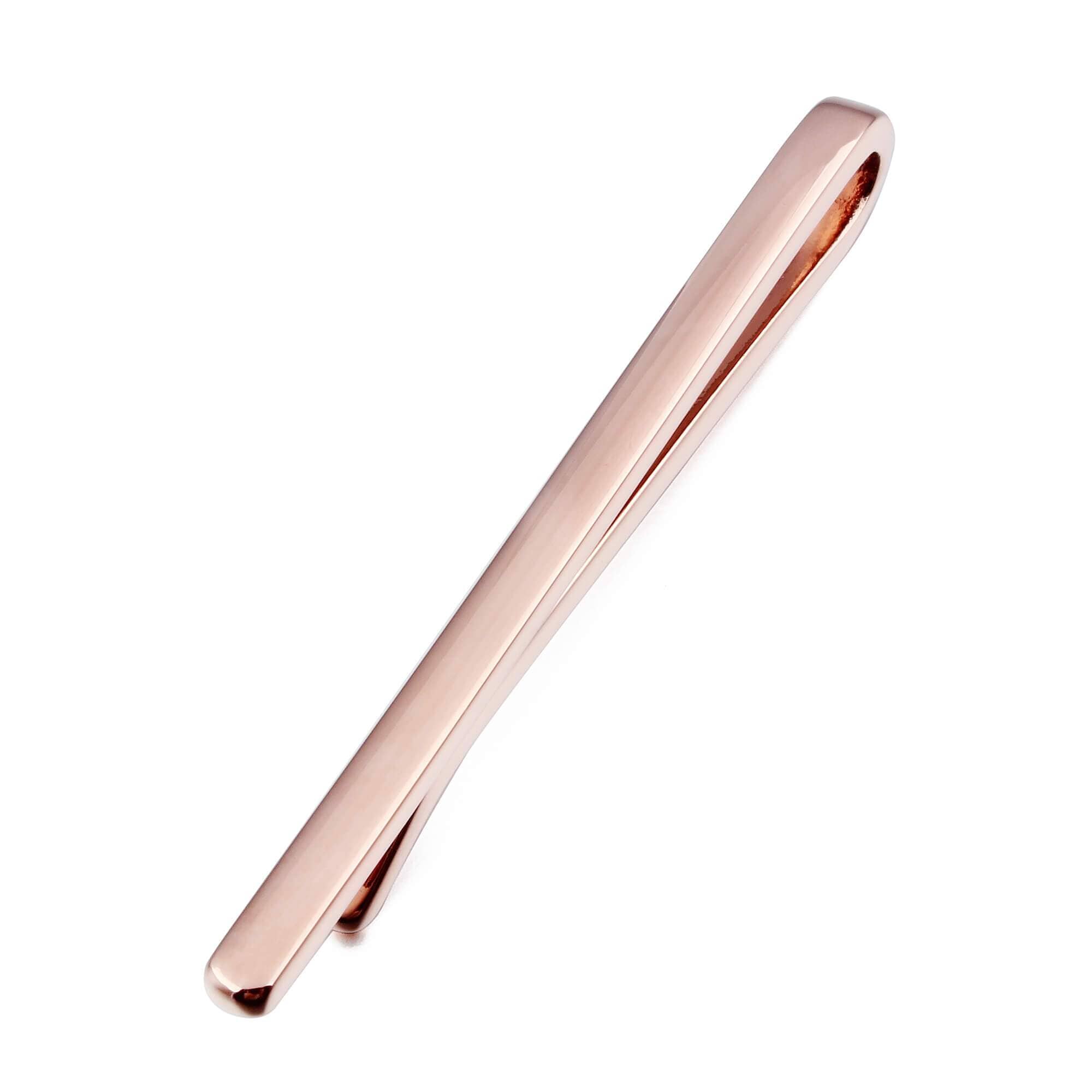 Thin Rose Gold Tie Bar Tie Clips Clinks Australia 
