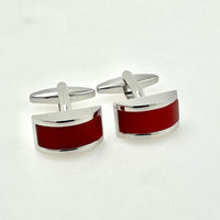 Burnt Orange Cateye Cufflinks Classic & Modern Cufflinks Clinks Australia