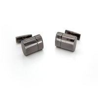Working USB Cufflinks 32Gb Oval Flash Drive in Gunmetal Novelty Cufflinks Clinks Australia Working USB Cufflinks 32Gb Oval Flash Drive in Gunmetal