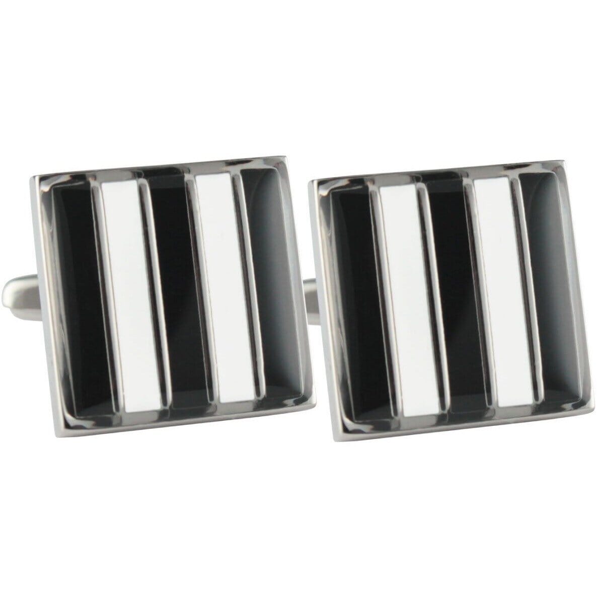 Colour Collingwood FC AFL Cufflinks Novelty Cufflinks AFL Colour Collingwood FC ALF Cufflinks 