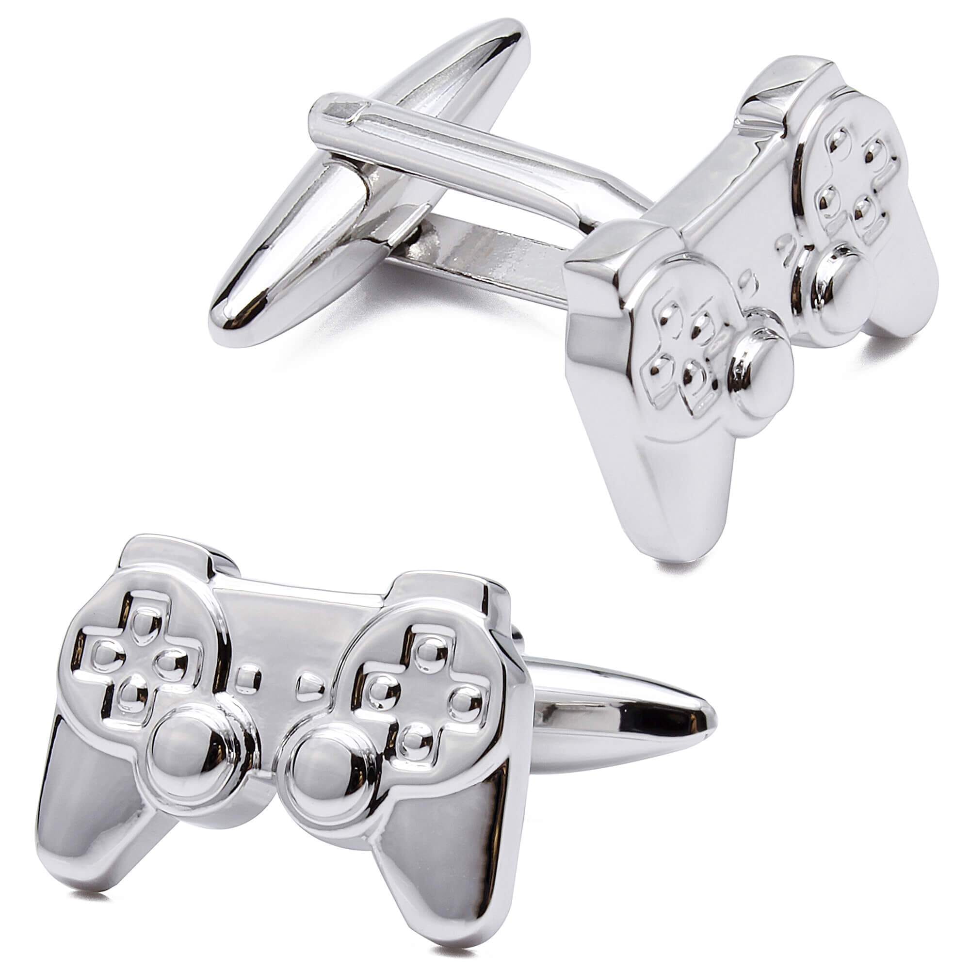 Silver Playstation Controller Cufflinks Novelty Cufflinks Clinks Australia Default 