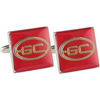 Colour Gold Coast Suns Cufflinks Novelty Cufflinks AFL Colour Gold Coast Suns Cufflinks