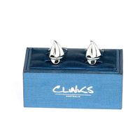 Silver Sailing Boat Yacht Cufflinks Novelty Cufflinks Clinks Australia